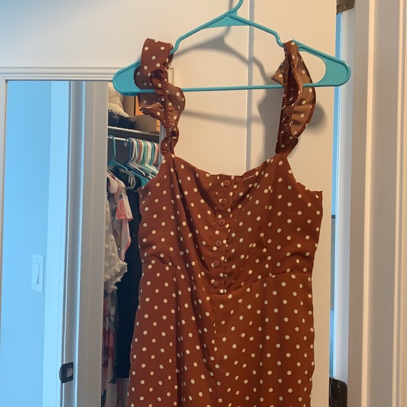 Vici Madelyn Polka Dot Jumpsuit - Picture 2 of 5